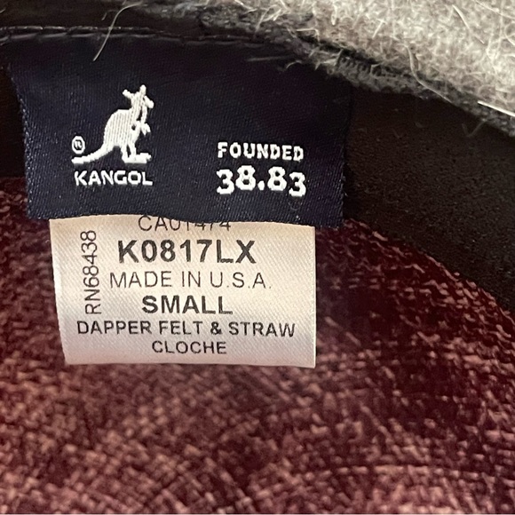 Kangol Dapper Felt & Straw Cloche Hat - Picture 8 of 10